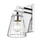 Z-Lite Lyna Wall Sconce, 1-Light, 5 In.W x 6.5 In.L x 9 In.H, Chrome /Clear 823-1S-CH - alternate 2